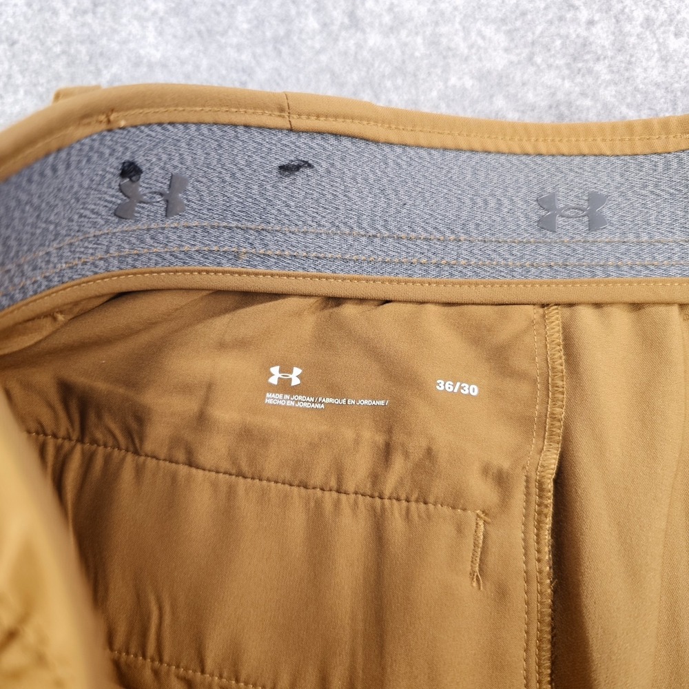 Under Armour Drive Jogger Pants Mens 36x30 Tapered Brown Stretch - Picture 3 of 11